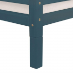4 pieds de lit 20 cm FOOT vert p&eacute;trole