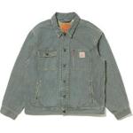 Levis SS25 Dryžuotas Modelis Sagomis Užsegamas &Scaron;varkas Vyri&scaron;ki &scaron;varkai &Scaron;viesiai Mėlynas A4820-0016 L
