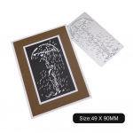 Pakelk skėtį auk&scaron;tai Rėmelis Metalinis Sidabrinis Trafaretas Įspaudimo Pjovimo Formelės Skirtos PASIDARYK PATS Scrapbooking Popieriaus Albumų Kortelių Gamybai sidabras