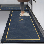 Atsparus vandeniui ir alyvai atsparus diatominio purvo virtuvės kilimėlis &ndash; sugeriantis, neslidus, neplaunamas pėdų kilimas 100cm*160cm Wide, Thick, Drop Resistant