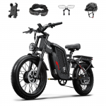 TIFGALOP F7 Motor power 52V1000W * 2 Tire 20 inch fat tire Battery 52V24AH Maximum speed 35mph Range 45-90KM Miles30-60 miles juoda