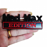 Automobilio stilius 3D Mad Max Edition Metalinis Chromuotas Cinko Lydinio Lipnus Emblema Dekoratyvinis Ženklelis Juokingas Lipdukas Automobilio Priedas