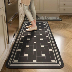 Luxurious Non-Slip, Dirt-Resistant Kitchen Mat: Absorbs Water & Oil, Easy-Care Diatom Mud Long Mat. 60x120cm (3.5mm Diatom Mud)
