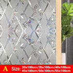 Vandeniui atsparus PVC matinio stiklo langas Privatumo plėvelės lipdukas miegamajam vonios kambariui lipni plėvelė namų dekoravimui 30x100cm