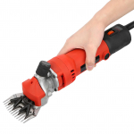 690W Elektrinės Avių Ožkų Žirklės 6 Greičiai Gyvūnų Kirpimo Ma&scaron;inėlė Vilnos Skutimas Ūkio Gyvuliams oranžinė