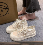 Kvėpuojantys maži balti moteri&scaron;ki bateliai 2024 m. nauji vasariniai tinkliniai bateliai populiarūs universalūs storapadžiai nėriniuoti ploni kasdieniai sportbačiai 40