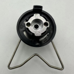 Dujų butano adapteris su laikikliu Dujų balionėlio galvutės konversijos adapteris Purk&scaron;tukas Butelio tipo Įėjimas Sriegio tipo Vožtuvo i&scaron;ėjimas