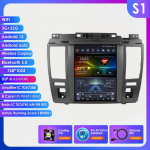 Ossuret Android automobilio radijas Nissan Tiida C11 2004 - 2013 Multimedia 9.7colių vertikalus ekranas Carplay Android Auto I&scaron;manusis multimedijos grotuvas RDS S1 8Core 3G 32G AI