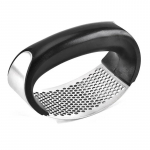 Nerūdijančio plieno česnako spaudimo smulkintuvas Rankinis česnako smulkintuvas Česnako pjaustymo įrankis Vaisiai Daržovės Įrankiai Virtuvės priedai Programėlė juoda