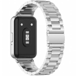 Nerūdijančio plieno metalinis apyrankės dirželis Samsung Galaxy Fit 3 SM-R390 pakeičiamas laikrodžio dirželis apyrankė Samsung Galaxy Fit 3 sidabras