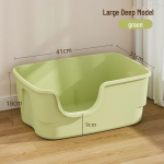 Green Giant Ypač didelė katės kraiko dėžė su apsauga nuo ta&scaron;kymosi, atviro ir pusiau uždaro dizaino kačiukams. Includes Cat Litter Scoop