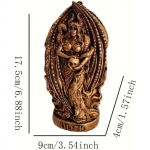 Lilith Dervos Statulėlė - Gotikinė Lilith Skulptūra Altoriams ir Stalvir&scaron;io Dekorui, Įkvėpta Skandinavų Mitologijos (Auksinis) auksas