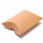 100 vnt./partija Dovanų mai&scaron;elis Kraft Dovanų mai&scaron;elis Kalėdų Pagalvės formos Popierinės Saldainių Dėžutės 100PCS