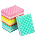 Kempininis &scaron;epetėlis Puodo indų valymas Indų plovimas Spalva Mažos bangos &scaron;veitimo &scaron;luostė Kempinėlė Virtuvės kempinė 10.5*6.8*3.5cm