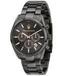 Maserati Attrazione Chronograph Nerūdijančio Plieno Juodas Ciferblatas Kvarcinis R8853151001 Vyri&scaron;kas Laikrodis juoda