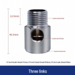 Inlet Tee 4-2-3 Point Ball Valve, All-Copper Switch Valve for Pure Water Systems