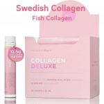 [Swedish Collagen] Collagen Deluxe 20 x 25ml Dienos Dozės/Hidrolizuotas Jūrinis Kolagenas Skystas Maisto Papildas
