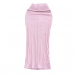 Moteri&scaron;kas midi sijonas, vienspalvis, su skeltuku gale, auk&scaron;tu juosmeniu, žuvytės uodegos formos, aptempiantis klubus, skirtas dėvėti biure, pie&scaron;tuko sijonas juoda