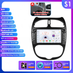 Ossuret Pažangus 7862 Android automobilio radijo grotuvas Peugeot 206 206CC 206SW 2000 -2008 automobiliui Stereo sistema Multimedia Audio Belaidis Carplay 7 colių galvutės blokas A S1 8Core 3G 32G AI
