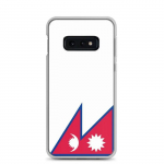 Telefono dėklas - Samsung - Galaxy S10e - Nepalo vėliava - Mink&scaron;tas - Daugiaspalvis
