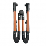 Kempingo vežimėlio rankena 180 laipsnių reguliuojama sulankstomo vežimėlio stūmimo rankena lauko sodo vežimėlis bakalėjos vežimėlis stūmimo traukimo rankena priedai juoda