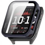 Pilnas apsauginis stiklinis dėklas Garmin Venu X1 i&scaron;manajam laikrodžiui, ekrano apsauginiai dėklai, VenuX1 dangtelis, kietas apvalkalas + grūdinto stiklo plėvelė 2in1 Protector Case Only ra&scaron;alo mėlyna spalva