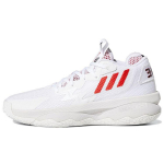 adidas Dame 8 Dame Time Unisex Sportbačiai Balti Ry&scaron;kiai Raudoni Pagrindiniai Juodi GY0384 46