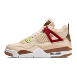 Air Jordan 4 Retro GS Wild Things Vaiki&scaron;ki sportbačiai Kreminė Burės Universiteto raudona DH0572-264 36