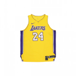 Nike Icon Edition Autenti&scaron;kas NBA mar&scaron;kinėlis, Lakers Kobe #24 Vyri&scaron;ki Vir&scaron;utiniai drabužiai Geltonas AQ2107-728 S