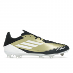 Adidas Messi Adizero F50 League FG MG Triunfo Dorado Unisex sportbačiai Auksiniai Aukso-Metaliniai Debesies Balti IG9274 41⅓