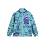 Li Ning X Disney Monstrų Universitetas Bendradarbiavimo Vilnos &Scaron;ilta Laisvo Mezgimo Striukė Vyri&scaron;ka Striukė Ledo-Porceliano-Žalia AFDT655-2 XL