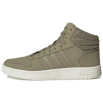 Adidas Neo Hoops 2.0 Mid Apvalus priekis Suvarstomi Patvarūs vidutinio auk&scaron;čio krep&scaron;inio bateliai Unisex sportbačiai Karinio stiliaus žali H05683 40⅔