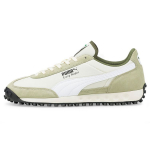 Puma Easy Rider Audinio Odos 2 Retro Sportiniai Laisvalaikio Žemi Batai Unisex Kedai Žali Balti 381026-08 41
