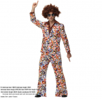 Helovino 8-ojo de&scaron;imtmečio disko hipių kostiumas Extra Large