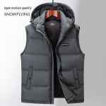 Snow Flying Men's Hooded Down Puffer Vest 2XL