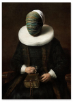 Plakat pop art portret portrety rembrandt 30x40 cm