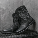 Odiniai Ankle Boots Vyrui Tikra Oda Didelis Dydis Auk&scaron;tos Kokybės Dizainerio Formalūs Batai Laisvalaikio Batai Verslo 46 juoda