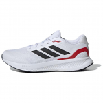 Adidas Runfalcon 5 Wide Balti Juodi Raudoni Vyri&scaron;ki Sportbačiai Debesėlio Baltumo Pagrindinės Juodumo Geresnės Raudonumo IE0551 41⅓