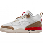 Air Jordan Spizike Low GS Baltos Dykumos Camo Ugnies Raudonos Vaikų Kedai Baltymai FQ3950-105 37.5 white