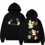 Pok&eacute;mon Mielas Mimikyu Animacinis Spaudinys Hoody Vyrams ir Moterims 2025 Ruduo/Žiema Naujas Y2K Harajuku Didelio Dydžio Laisvalaikio Palaidinė Vir&scaron;us S