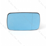 BMW 3 serijos E46 / 5 serijos E39 sedanui universalui 1997 1998 1999 2000 2001 2002 2003 mėlynas &scaron;ildomas galinio vaizdo &scaron;oninio veidrodėlio stiklinis lę&scaron;is