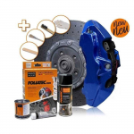 Kit de peinture pour &eacute;triers de frein Foliatec - Jaune Speed - 3 Composants