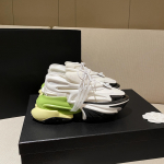 Madingi plok&scaron;čiapadžiai platforminiai tėčio batai moterims, marginti, su oro pagalvėlėmis, elastingi batai, storu padu, amortizuojantys, kosminio laivo sportbačiai, unisex 2025 41 žalia