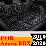 &bdquo;Sinjayer&ldquo; vandeniui atsparus, labai dengtas automobilio bagažinės kilimėlis, uodegos uodegos kilimėlio dangtis auk&scaron;to &scaron;ono krovinio įdėklas, skirtas &bdquo;Acura RDX 2010&ldquo; Wine Red