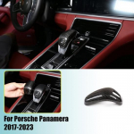 Tikra anglies pluo&scaron;to pavarų perjungimo svirties galvutės apdailos dangtelis Porsche Panamera 971 17-23