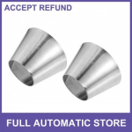 2pcs Car Mandrel Exhaust Bend Elbow Pipe 304 Stainless Steel 3 OD to 5 OD New