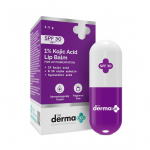 The Derma Co 1% Kojic rūg&scaron;ties lūpų balzamas su Alfa Arbutinu ir Hialurono rūg&scaron;timi SPF 30 PA++ Tamsioms lūpoms 4,5 g
