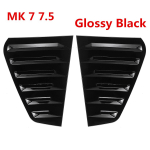 Poros automobilio galinio lango žaliuzių dangtelio apdailos lango žaliuzių &scaron;oninės ventiliacijos angos apdaila Volkswagen VW GOLF 7 GOLF 7.5 MK7/7.5 GTI GTD R MODELIAMS Glossy Black-7