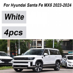4 vnt. Dažyti Hyundai Santa Fe MX5 priedai 2024 m. Purvasaugiai Priekiniai purvasaugiai Galiniai purvo apsaugai Sparnai Automobilio priedai balta