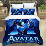 Filmo Avataras Antklodės užvalkalas Vandens kelias Patalynės komplektai komplektas antklodės užvalkalas lovos antklodės komplektas EU Single(135*200cm)3pcs